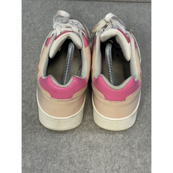 Girls Barbie Low Top Sneakers Pink and white Size 8 - Picture 6 of 15